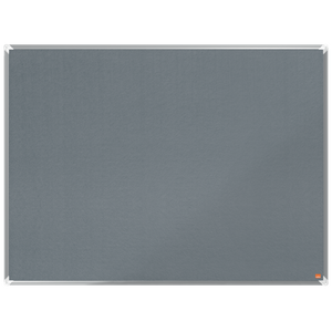Nobo Premium Plus Felt Notice Board 1200x900mm Grey