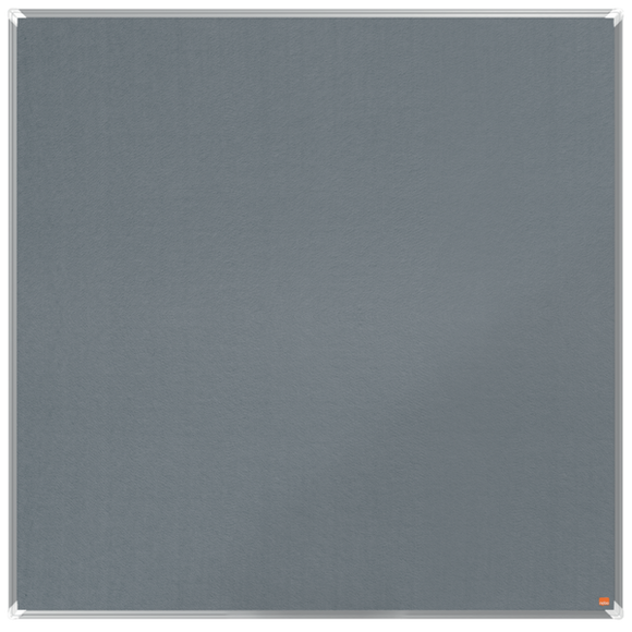 Nobo Premium Plus Felt Notice Board 1200x1200mm Grey