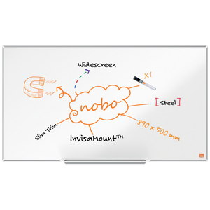 Nobo Impression Pro Widescreen Nano Clean™ Magnetic Whiteboard 890x500mm