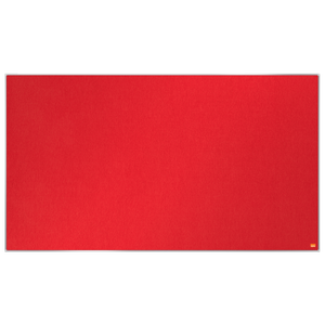 Nobo Impression Pro Widescreen Felt Notice Board 1220x690mm Red