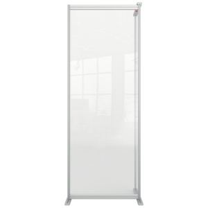 Nobo Premium Plus Clear Acrylic Protective Room Divider Screen Modular System Extension 600x1800mm