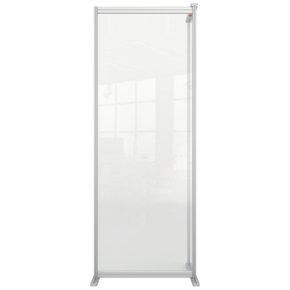 Nobo Premium Plus Clear Acrylic Protective Room Divider Screen Modular System Extension 600x1800mm