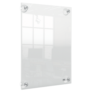 Nobo Premium Plus A4 Clear Acrylic Wall Mounted Repositionable Poster Frame