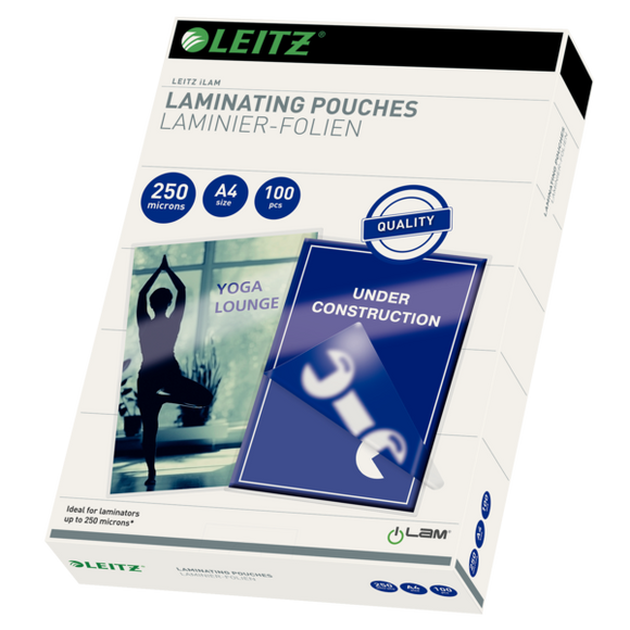 Leitz Premium Laminating Pouch A4 Transparent (Pack of 100