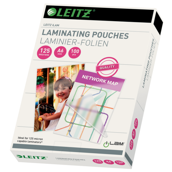 Leitz Laminating Pouch A6 - Clear (Pack of 100)
