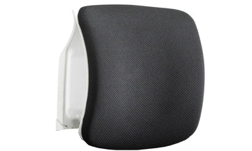 Zure White Shell Black Fabric Headrest - Chair accessories