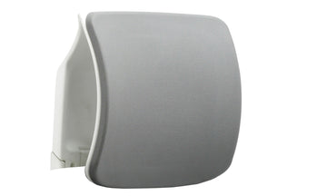 Zure White Shell Elastomer Grey Headrest - Chair accessories