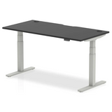 Air Black Height Adjustable Desk 800mm with Cable Ports - Click to view options.