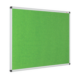 Aluminium Framed Resist-a-Flame Eco-Colour Noticeboard - 1200 x 1200mm Various Colours