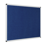 Aluminium Framed Resist-a-Flame Eco-Colour Noticeboard - 1200 x 1200mm Various Colours