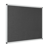 Aluminium Framed Resist-a-Flame Eco-Colour Noticeboard - 1200 x 1200mm Various Colours