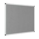 Aluminium Framed Resist-a-Flame Eco-Colour Noticeboard - 1200 x 1800mm Various Colours