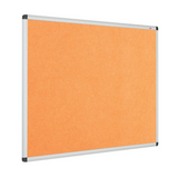 Aluminium Framed Resist-a-Flame Eco-Colour Noticeboard - 1200 x 2400mm Various Colours
