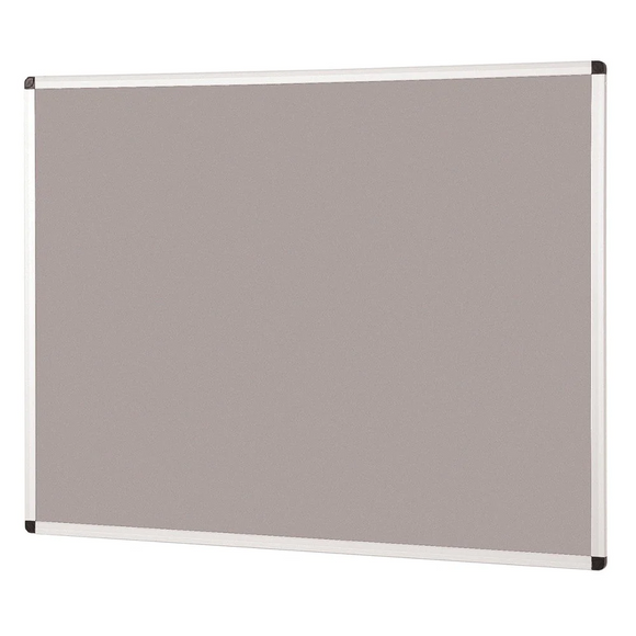 Aluminium Framed Notice Board 600 x 450mm - Various Colours