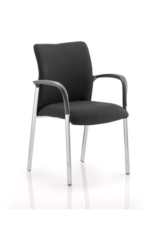 Academy Visitor Chair Black With Arms