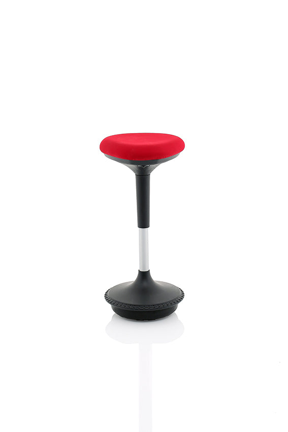 Sitall Deluxe Stool Red Fabric Seat