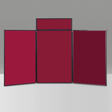 BusyFold Light XL Tabletop Display - Black Frame, Magenta Felt