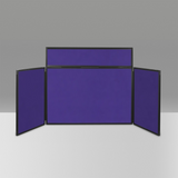 BusyFold Light XL Tabletop Display - Black Frame, Purple Felt