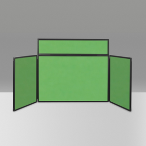 BusyFold Light XL Tabletop Display - Grey Frame, Apple Green Felt