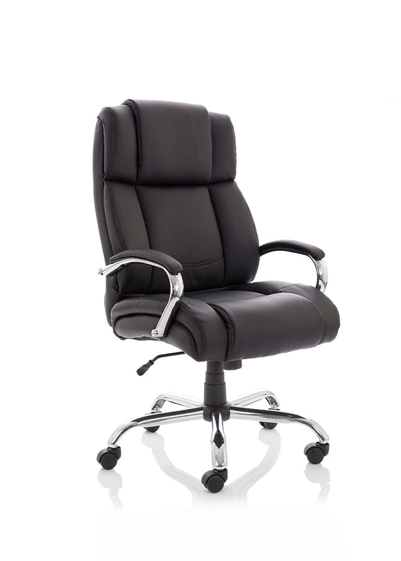 Texas Executive Heavy Duty Chair Soft Bonded Leather With Arms