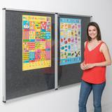 Eco-Colour Resist-a-Flame Tamperproof Noticeboard 1200 x 1800mm Various Colours