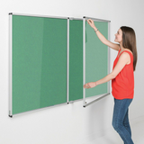 Eco-Colour Resist-a-Flame Tamperproof Noticeboard 1200 x 2400mm Various Colours