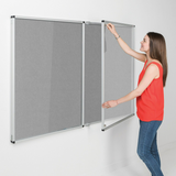 Eco-Colour Resist-a-Flame Tamperproof Noticeboard 1200 x 1800mm Various Colours