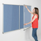 Eco-Colour Resist-a-Flame Tamperproof Noticeboard 1200 x 2400mm Various Colours