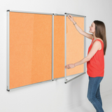 Eco-Colour Resist-a-Flame Tamperproof Noticeboard 1200 x 2400mm Various Colours