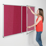 Eco-Colour Resist-a-Flame Tamperproof Noticeboard 1200 x 2400mm Various Colours