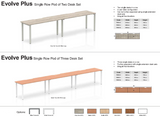 Evolve Plus Single Row Desk Extension - Click to view options