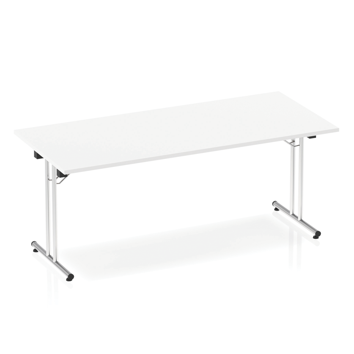 Impulse 1800mm Folding Rectangular Table White Top – Whiteboard Shop UK
