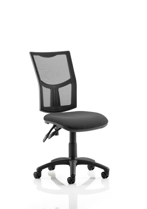 Eclipse Plus II Lever Task Operator Chair Mesh Back With Black Seat