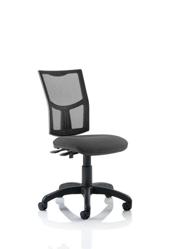 Eclipse Plus II Lever Task Operator Chair Mesh Back With Charcoal Seat
