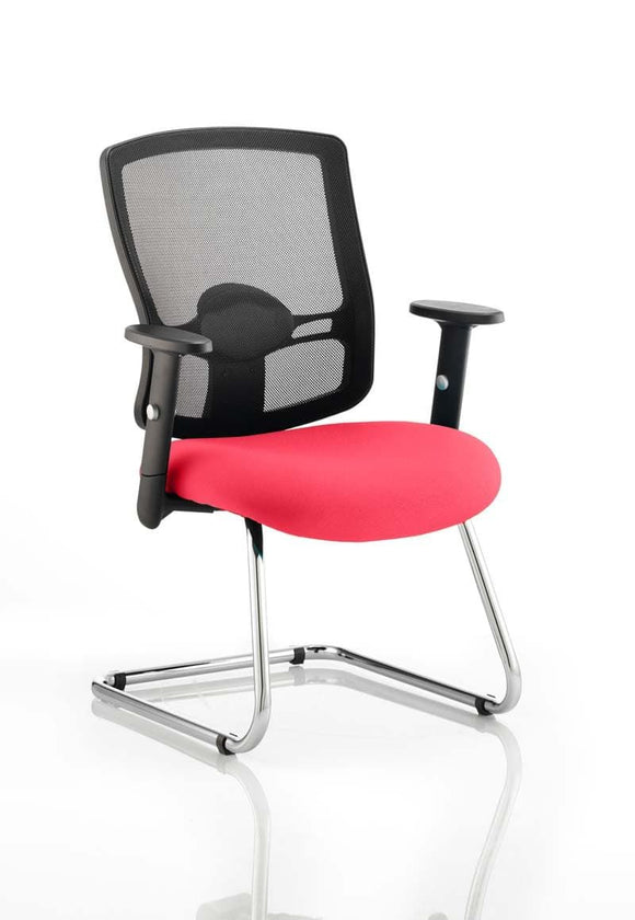 Eclipse Plus II Lever Task Operator Chair Mesh Back Deluxe With Charcoal Seat With loop Arms
