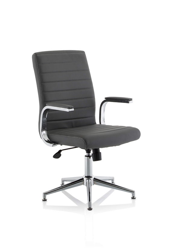Eclipse Plus II Lever Task Operator Chair Mesh Back Deluxe With Black Seat With Height Adjustable Arms