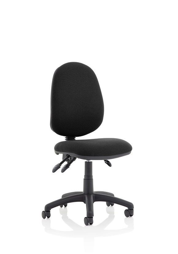 Eclipse Plus III Lever Task Operator Chair Black Without Arms