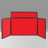 BusyFold Light XL Tabletop Display - Black Frame, Red Felt