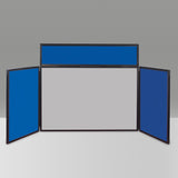 BusyFold Light Tabletop Display - 800 x 1800mm (HxW) - Black/Grey Frame