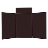 BusyFold Light Tabletop Display, Portrait - 1100 x 1800mm (HxW) - Black/Grey Frame