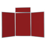 BusyFold Light Tabletop Display, Portrait - 1100 x 1800mm (HxW) - Grey Frame