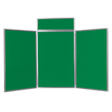 BusyFold Light Tabletop Display, Portrait - 1100 x 1800mm (HxW) - Grey Frame