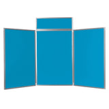 BusyFold Light Tabletop Display, Portrait - 1100 x 1800mm (HxW) - Grey Frame