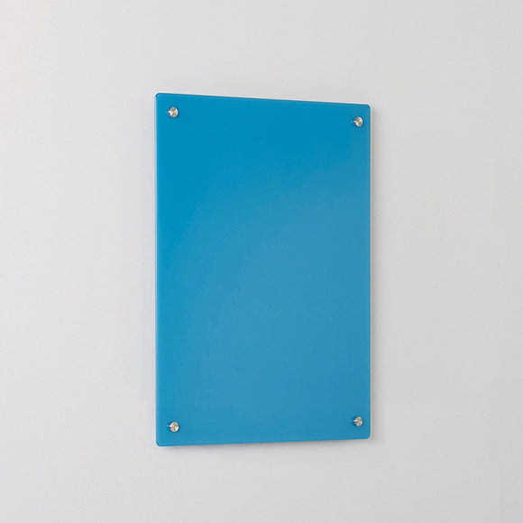 WriteOn Coloured Glassboard 450 x 600mm Sky Blue