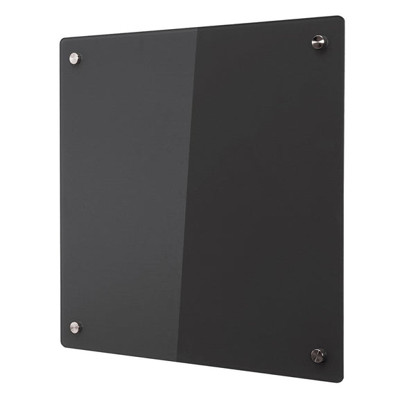 WriteOn Coloured Glassboard 500 x 500mm Black