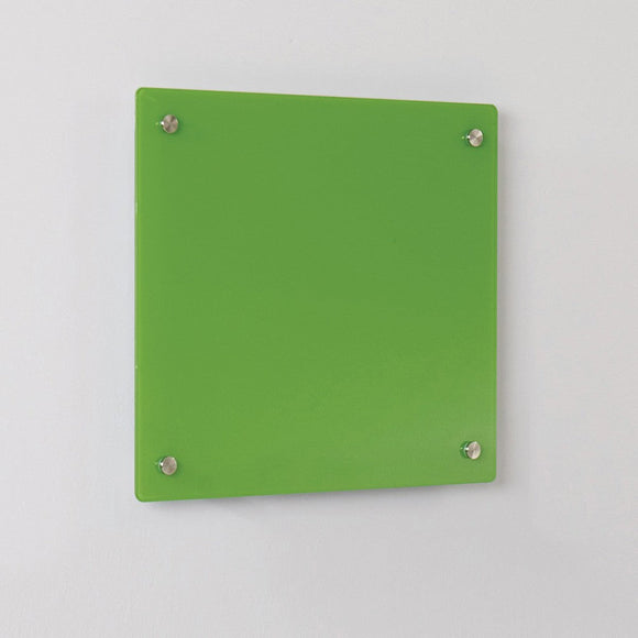 WriteOn Coloured Glassboard 500 x 500mm Lime