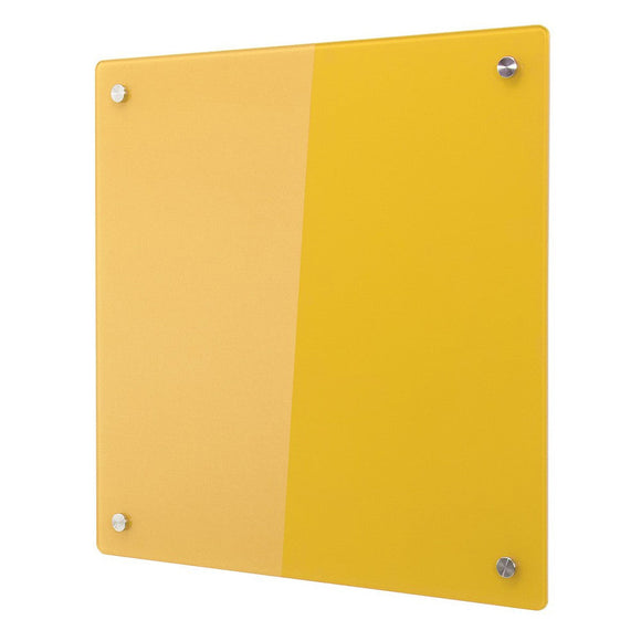 WriteOn Coloured Glassboard 500 x 500mm Yellow