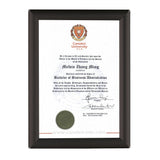 BusyGrip certificate frame