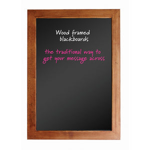 Wood framed blackboard - Click for Options