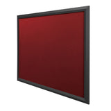 Eco-Premier Noticeboard with Black Frame 1200 x 2400mm Various Colours